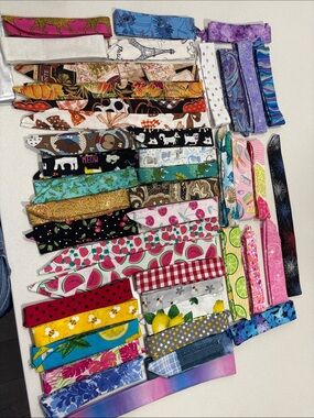 BUY 2 MIX & MATCH SPARKLY CHARMS & HOME SEWN SCARFS 2 for $40 SOME MATCH SCARF/C